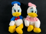 Vintage Donald Daisy Duck Plush Stuff Toys Walt Disney World
