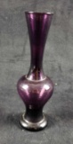 Purple Glass Bud Vase
