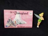 Disney Classics Tinkerbell Ornament and Vintage Disneyland Postcards