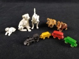 Lot of Adorable Miniatures Dalmatians Train Elephants