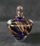Limited Edition Handblown Glass Art Perfume Bottle