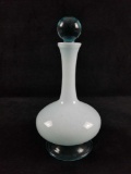 Art Glass Hand Blown Decanter Mid Century Design