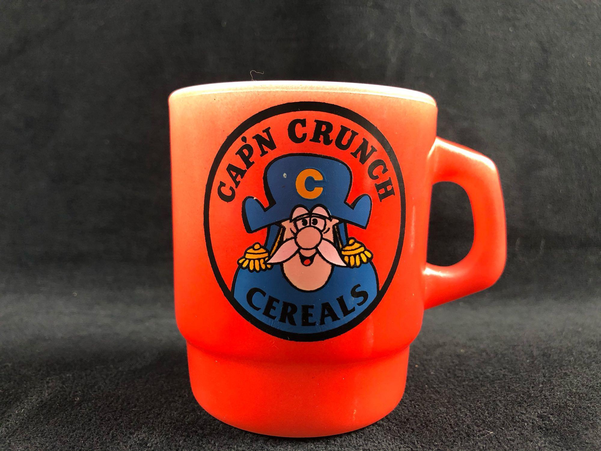 VIntage Cap?N Crunch Anchor Hocking Glass Red Mug Proxibid