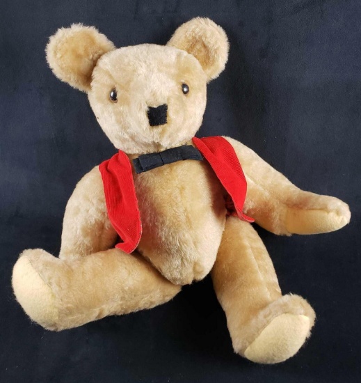 Teddy Bear with Bow Tie and Red Vest