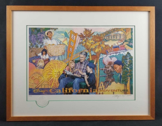 Disney Cast Member LE California Adventure Lithograph by Charles Boyer