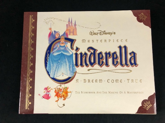 Vintage Walt Disney Masterpiece Cinderella Exclusive Deluxe Video Edition Box VHS