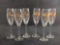6 Rare Disney Cruise Line Champagne Glasses