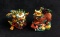 Dragon Tiger Lion Chinese Art Figurines Lot A