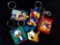 Lot of 5 Vintage 80's Disneyland Donald Duck Rubber Keychains