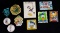 Lot of 10 Vintage Disney Donald Duck Magnets