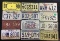 Lot of Vintage License Plates D