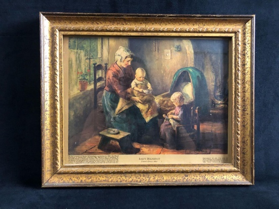 Baby's Breakfast Reproduction Mead Johnson & Company Servamus Queen Wilhelmina's Coronation
