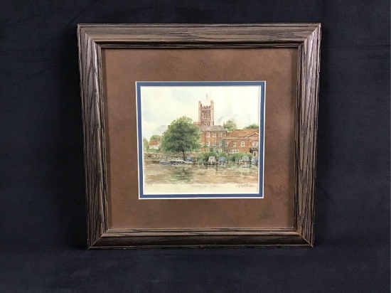 Glyn Martin 1980s Henley on Thames Print
