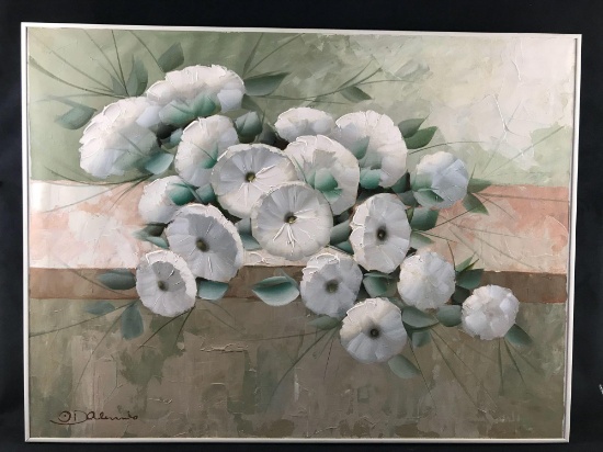 Nidia D'Alessandro Flower Oil Painting