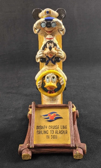 Rare Disney Cruise Line Totem Poll Statue