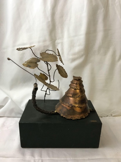 Vintage Mid Century C. Jere Snail Sculpture