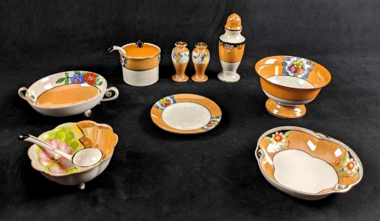 Hand Painted Noritake China Dish Lot
