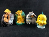 Vintage Lot of Disney characters Dalmatian - Lion King - Nemo - Tigger - Pocahontas - Percy & Meeko