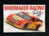 Autographed Media Photo of Randy Lajoie, Nascar
