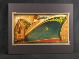 Disney Cruise Line Matted Print By Darren Wilson