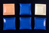Lot of 6 Melamine Sauce Dishes