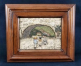 Vintage Mexican Relief Art of Bridge