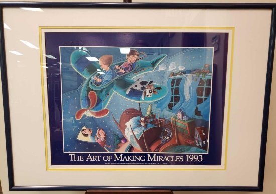 The Art of Making Miracles 1993 Michele Noiset Framed Print
