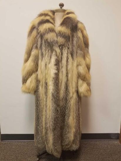 Full Length Crossfox Fur Coat