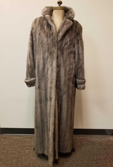 Long Mink Fur Coat By Jones Furs