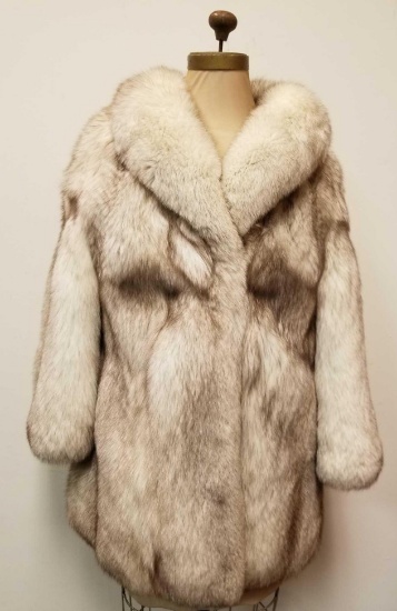 Mid length Fox Fur Coat