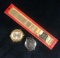 Vintage Wrist Watch Bezel Band Parts Lot Of 3