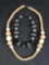 Eye Catching Wood and Plastic Bead Necklaces
