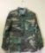 Vintage Viet Nam US Marine Fatigue Hot Weather Woodland Jacket Circa 1960 1970