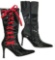 Sexy Vinyl Boots with long laces Funtasma brand - Women's Size 7