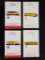 Lot of 4 Lionel Train Ornaments By Hallmark Keepsake