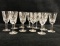 11 Waterford Crystal Clear Lismore Cordial Glasses
