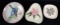 Set of 3 Hand Painted Vaisey Plates
