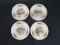 Obernai Sarreguemines France Plate Lot of 4