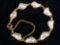 Vintage 14K Yellow Gold Natural Baroque Reborn Pearl Bracelet W/ Safety Chain