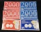 2000 and 2004 United States Mint Uncirculated Coin Sets