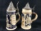 Vintage German Stoneware pewter top 6