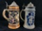 Vintage German Stoneware pewter top 6