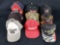 Lot of 9 Baseball Caps