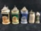 Vintage Lot Of Miniature Stone wear - Pewter Stein's 2