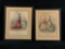 Antique Le Bon Ton & Les Modes Parisiennes Magazine Hand Colored Pochoir Print Fashion Plates