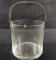 Orrefors Ice Bucket Heavy Swedish Glass Ice Bucket