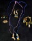Lot of 9 Vintage Disney Donald Duck Themed Jewelry Items