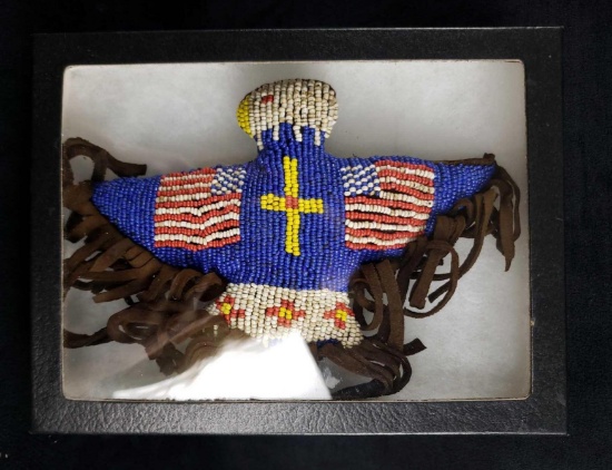Native American Hand Crafted Beaded Eagle
