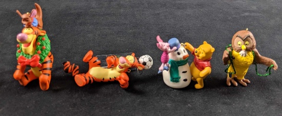 Lot Of Four Winnie The Pooh Hallmark Keepskae Ornaments Retired