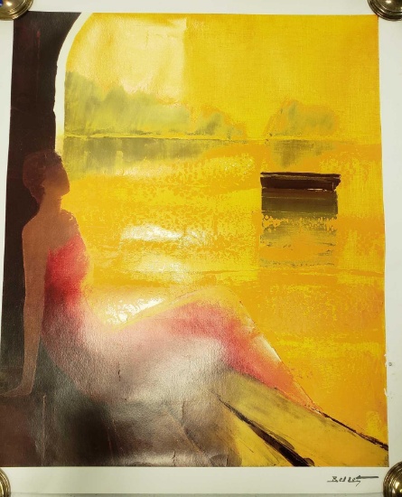 D'or et de Reve by Emile Bellet Poster